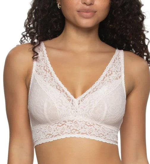 Felina Ladies' Size Medium Lace Bralette Bras, 2-pack, Pink, Customer Return