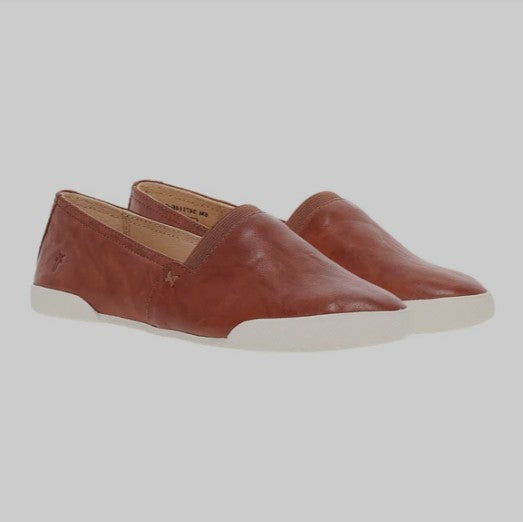 Frye Ladies' Size 9 Melanie Slip On Shoes, Soft Comfy Leather, Brown, New in Box