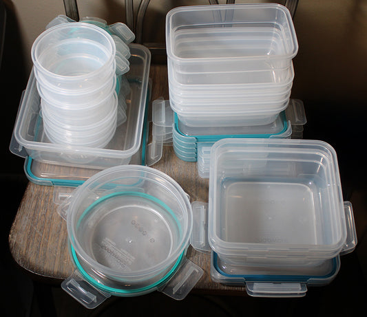 Snapware 32-piece Plastic Food Storage Set, Microwave/Freezer Safe, Open Box