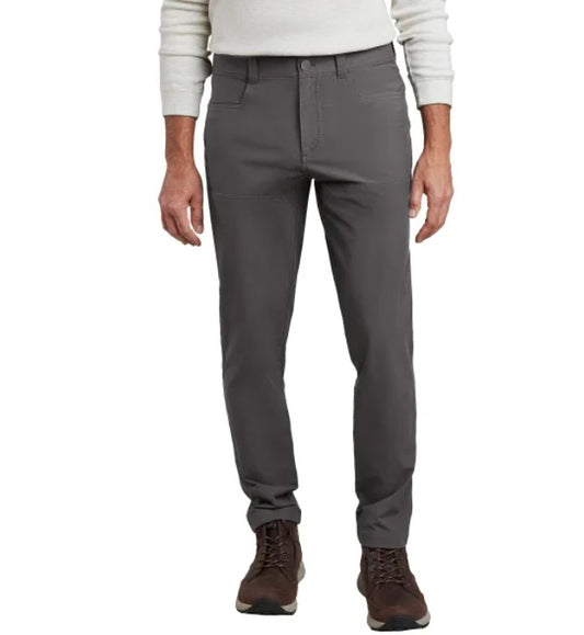 Kirkland Signature Men’s Size 40Wx30L Stretch Tech Pants, Gray