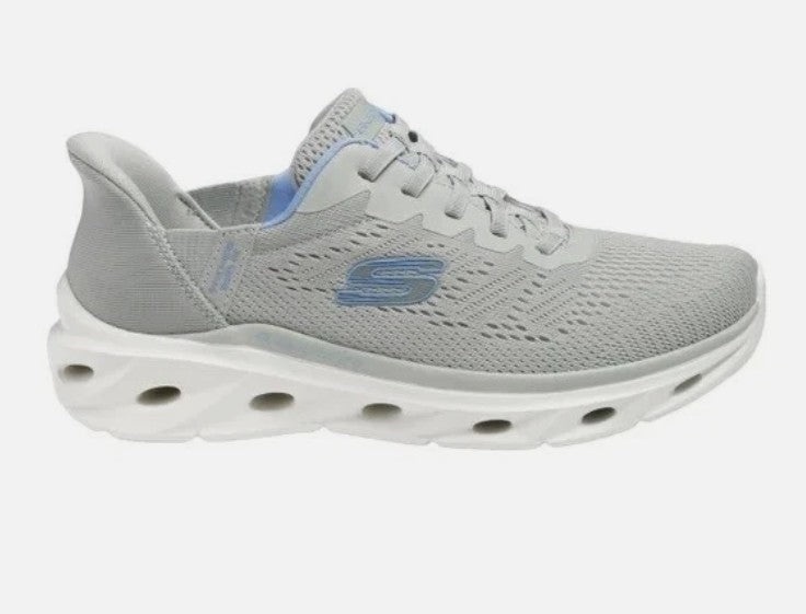 Skechers Women's Size 6, Hands Free Glide Step Sneakers Shoes, Gray, Grade A