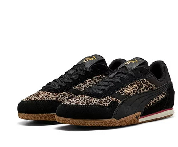 PUMA Women's Size 7.5 Bella Donna Sneaker Shoes, Black Cheetah, New (NO BOX)