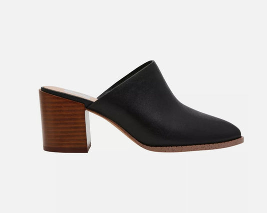 DV by Dolce Vita Ladies' Size 7 Heeled Mules Shoes, Black, New in Box