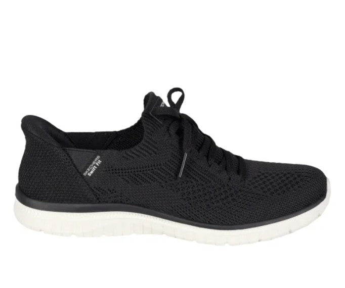 Skechers Women's Size 9 Virtue Swift Fit Hands Free Shoe, Black, Grade A