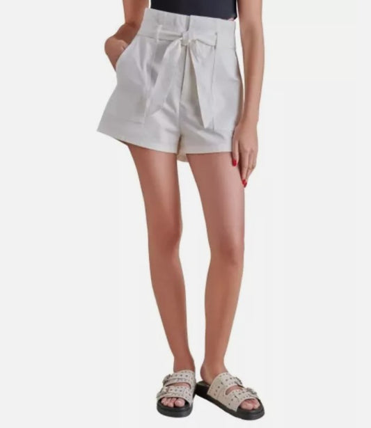 Steve Madden Ladies' Size XXL (16) Cinch Short, White