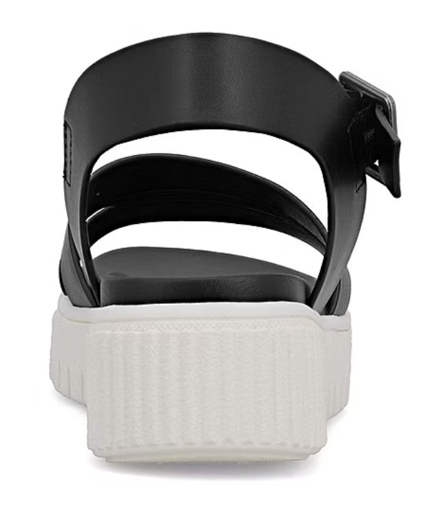 Mia Girl Tiaa Women's Size 7.5, Ankle Strap Footbed Sandals, Black