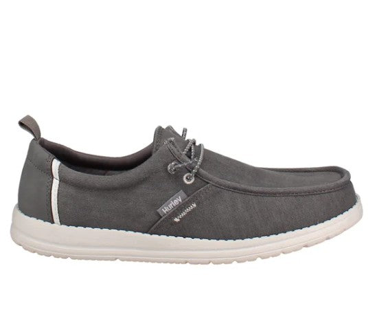 Hurley Men's Size 11, Lightweight Canvas Casual Shoes, Grey, Grade A