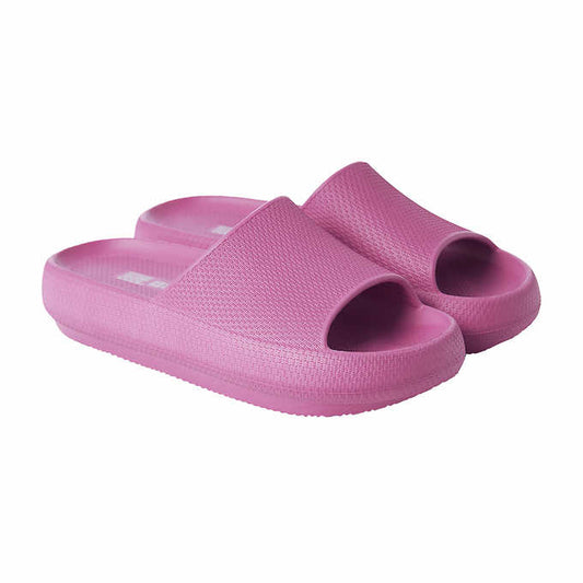 32 Degrees Women's Size X-Small (4.5-5.5) Cushion Slide Shower Sandal, Purple