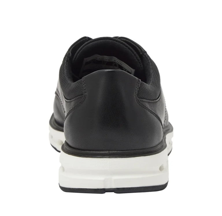 Lands' End Men's Size 10, Sport Oxford Lace up Shoes, Black, Grade A