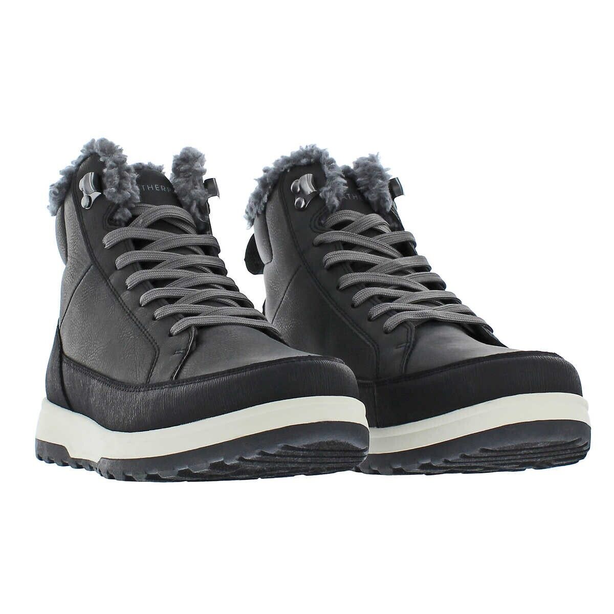 Weatherproof Men's Logjam Size 8, Lace-Up Sneaker Boot, Dark Gray, Grade A