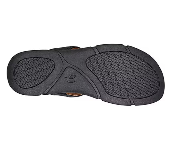 Easy Spirit Women's Size 9, Monte Strap Split Toe Sandals, Black