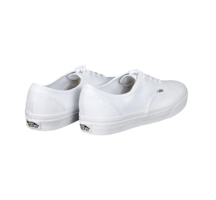 Vans Authentic Size Men's 6, Women's 7.5, Lace-up Deck Shoes, True White