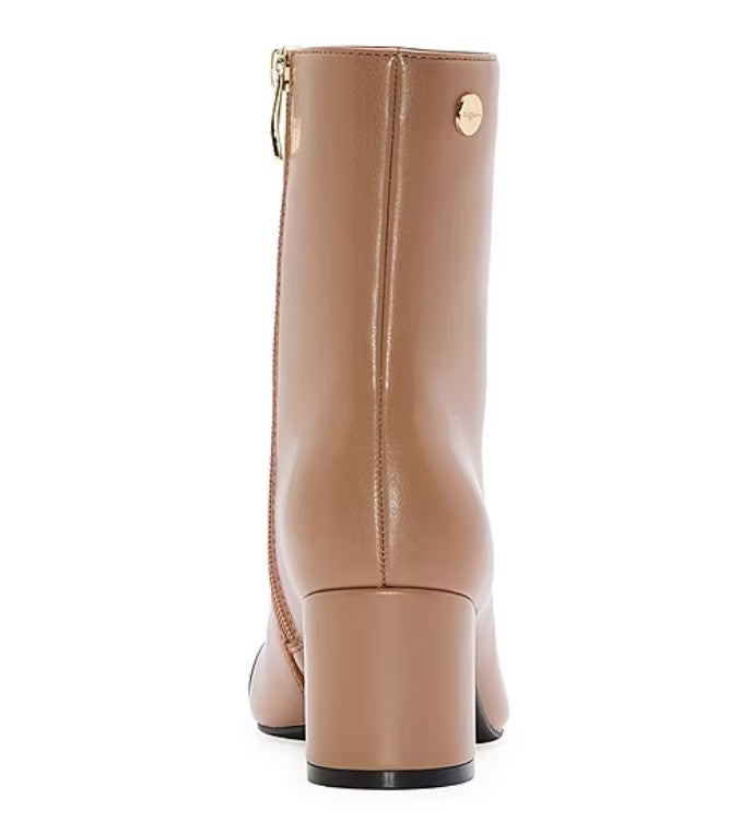 Liz Claiborne Women's Size 8 M, Kendale Block Heel Faux Leather Booties