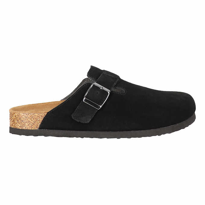 Aquatherm Ladies' Size 7 Suede Clog, Black, New Ships without Box