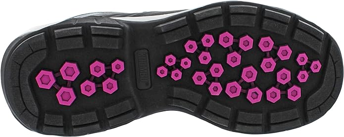 Khombu Riley Women's Size 8 Shell Lace-up Hiking Boot Cushioned Footbed, Black, New Ships Without Box