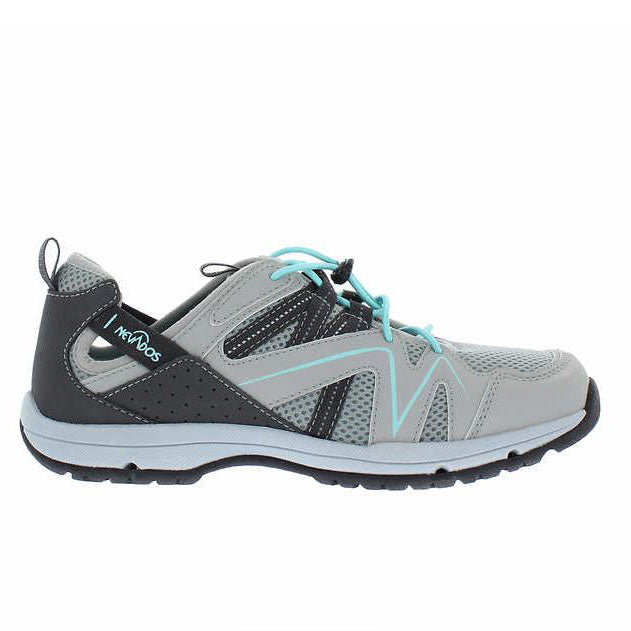 Nevados Ladies' Size 6 Cayenne Vent Shoe Sneaker, Grey - Teal, Customer Return