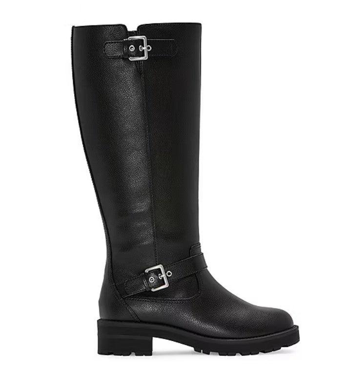 Arizona Jean Co Womens Size 11 M, Tioga Block Heel Buckle Tall Boots, Black