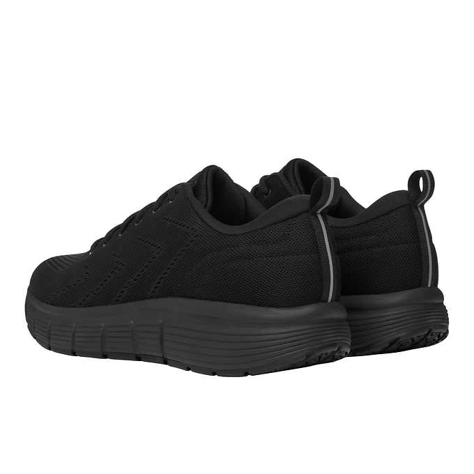 Kirkland Signature Men's Size 11 Comfort Walker Sneakers, Black, Grade A