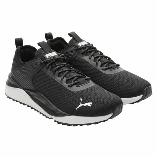 Puma Men's Size 9 PC Runner Athletic Sneakers, Black & White, New Ships without box