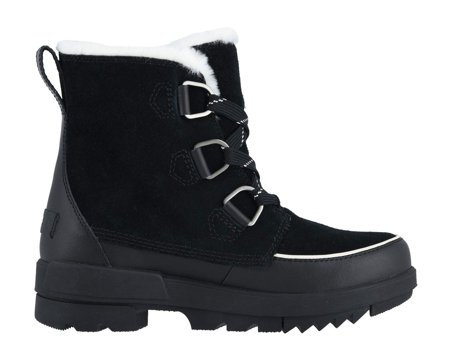 Sorel Tivoli IV Women's Size 7, Faux Fur Waterproof Winter Boots, Black, Grade A
