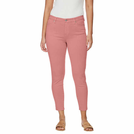 Buffalo Ladies' Size 8 Tencel Blend Ankle Pant, Old Rose (Pink), Customer Return