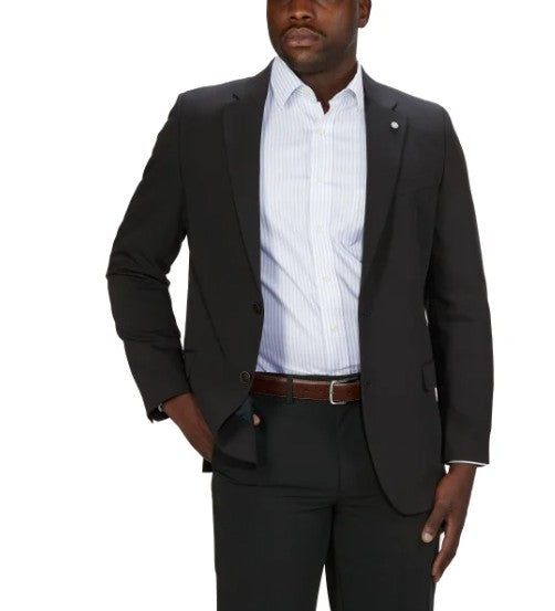 Nautica Men’s Size 44 Short Separates Suit Jacket, Active Stretch, Black