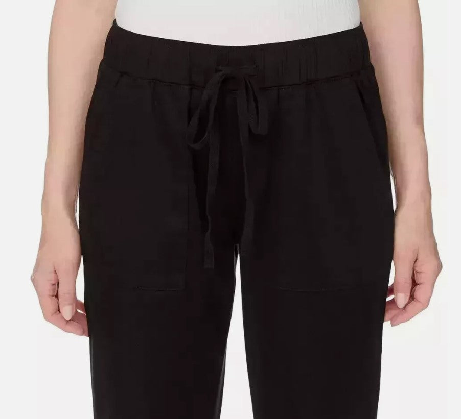 Buffalo David Bitton Ladies' Size Small (4-6) Soft Tencel Pull-On Pants, Black