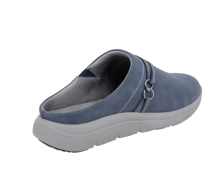 JSport Women's Size 8, Gina Comfort Mule Slip-on Shoes, Navy