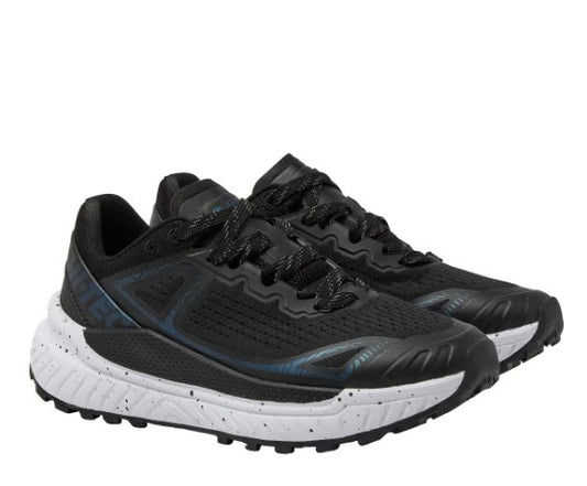 Hi Tec Ladies' Size 6 Lace-up Trail Shoes Sneakers, Black, Customer Return
