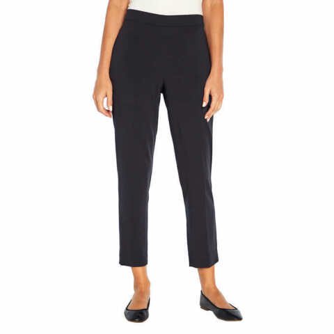 Banana Republic Ladies' Size 4 Tapered Pull On Pants, Black