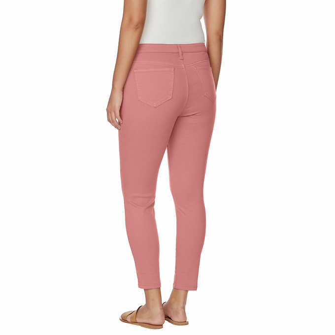 Buffalo Ladies' Size 8 Tencel Blend Ankle Pant, Old Rose (Pink)