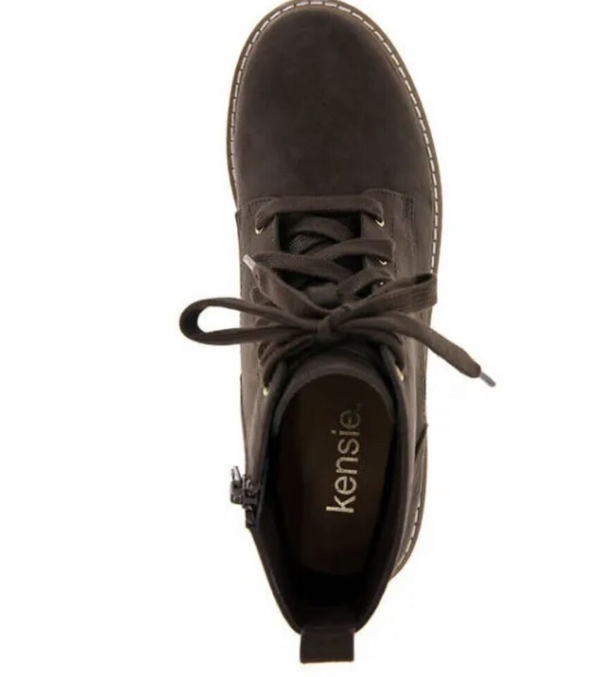 Kensie Kasha Ladies' Size 7 Lace Up Boots, Brown, New in Box