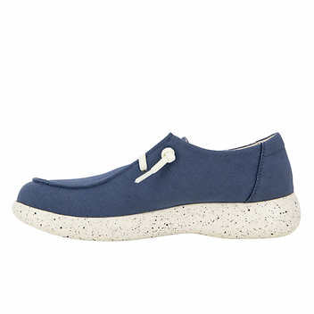 Jsport Ladies' Size 8.5 Casual Slip On Shoe, Navy Blue, NEW Ships Without Box