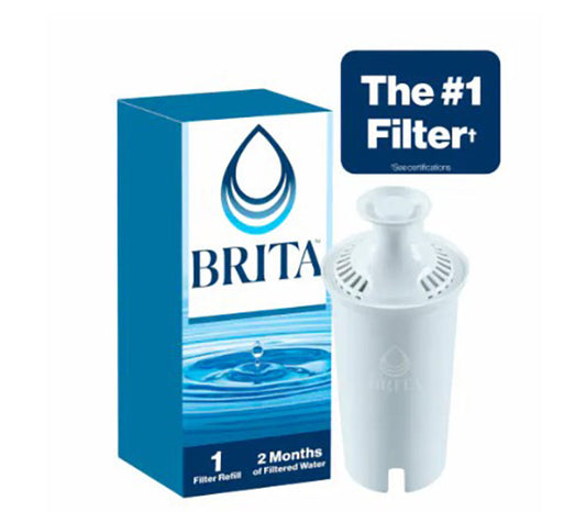 Brita Standard Replacement Filter, BPA Free, 2 PACK, Sealed - New without Box