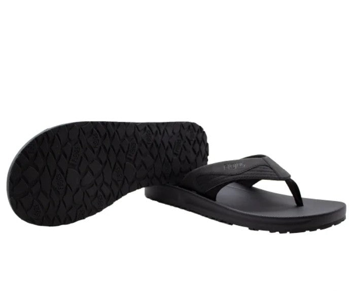 Flojos Men's Size 10, Flip Flops Thongs Sandals, Black