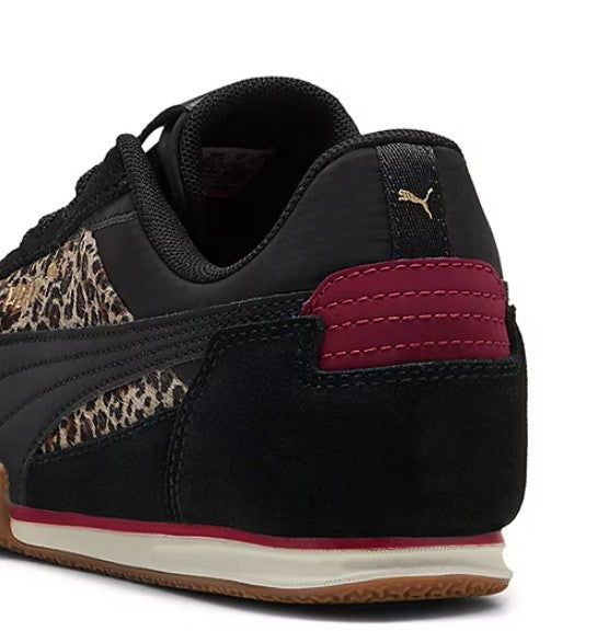 PUMA Women's Size 7.5 Bella Donna Sneaker Shoes, Black Cheetah, New (NO BOX)