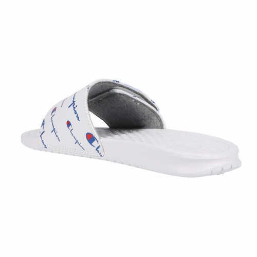 Champion Men's size 10, Athletic Slide Sandal, White, Customer Return