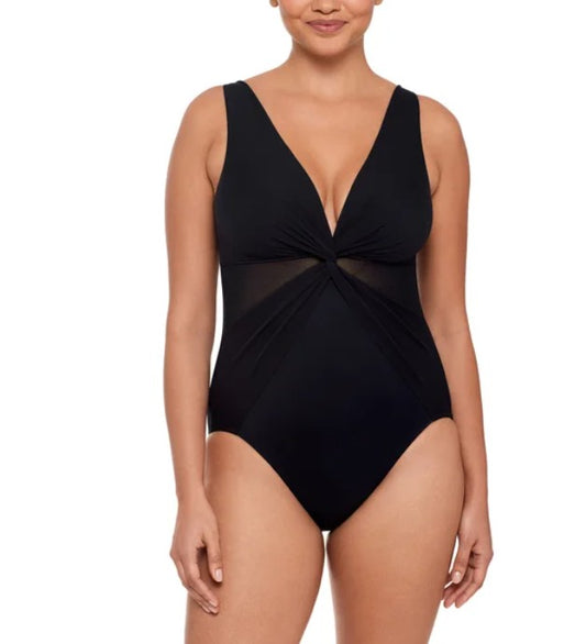 Miradonna by Miraclesuit Ladies' Size 6 Slimming Swimsuit, Black