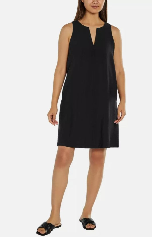 Banana Republic Ladies' Size XS (0) Satin Sleeveless Dress, Black