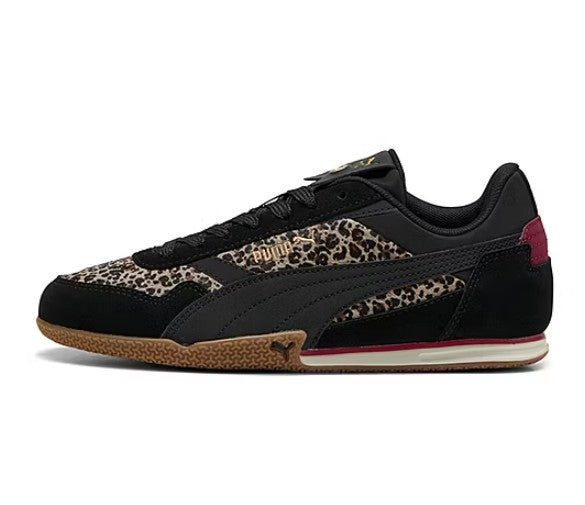 PUMA Women's Size 7.5 Bella Donna Sneaker Shoes, Black Cheetah, New (NO BOX)