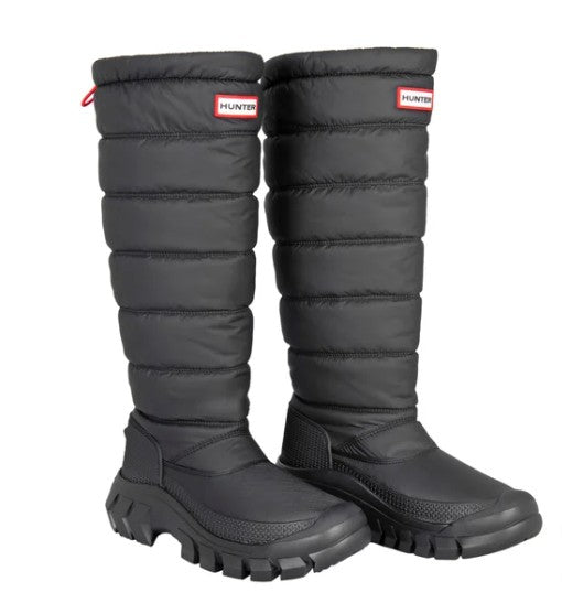 Hunter Ladies' Size 7 Intrepid Tall Snow Boots, Black, New in Box
