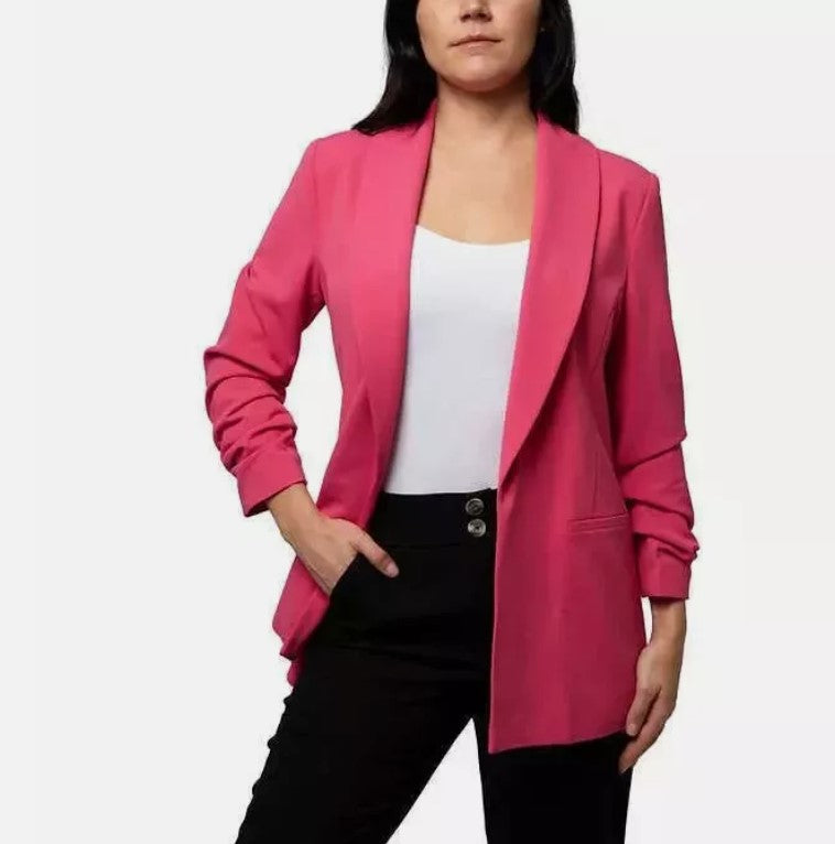 Dakota Blue Ladies' Size Large (12-14) Crepe Blazer, Pink