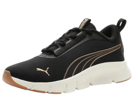 PUMA Ladies' Size 6 Flex Focus Lite Sneakers Shoes, Black, Customer Return