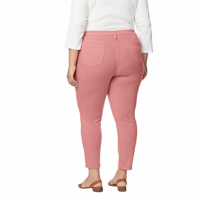 Buffalo Ladies' Size 8 Tencel Blend Ankle Pant, Old Rose (Pink)