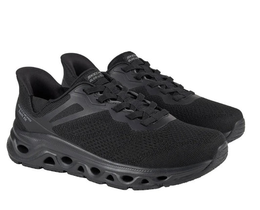 Skechers Men's Size 9.5, Swift Fit Slip On Sneakers Shoes, Black, Grade A