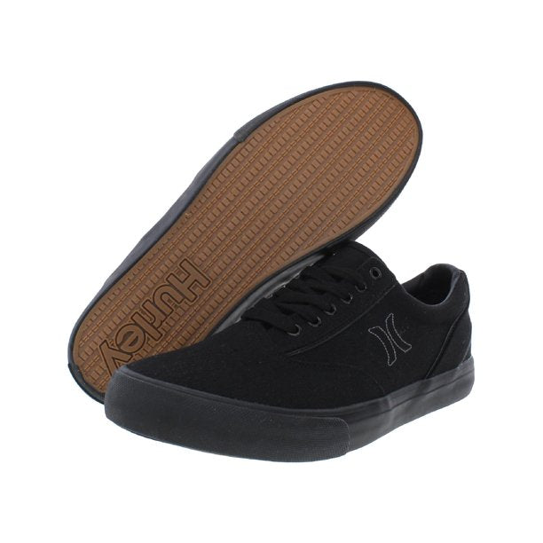 Hurley Arlo Men's Size 9.5 Canvas Lace-up Shoes, Black New (NO BOX)