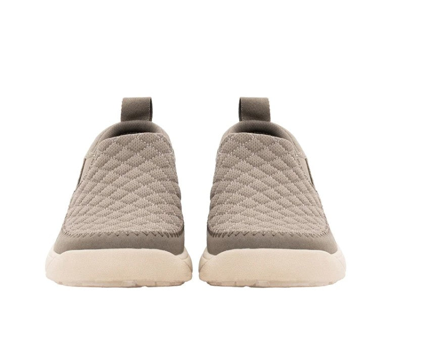 Staheekum Women's Size 8, Quilted Slip-On Casual Shoes, Taupe, Grade A