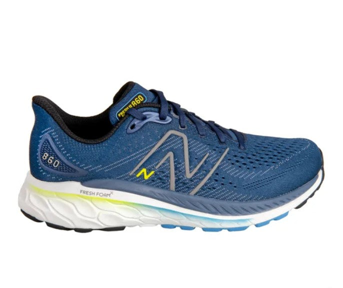 New Balance Men's Size 8 Fresh Foam X 860v13 Running Shoes, Blue Grey