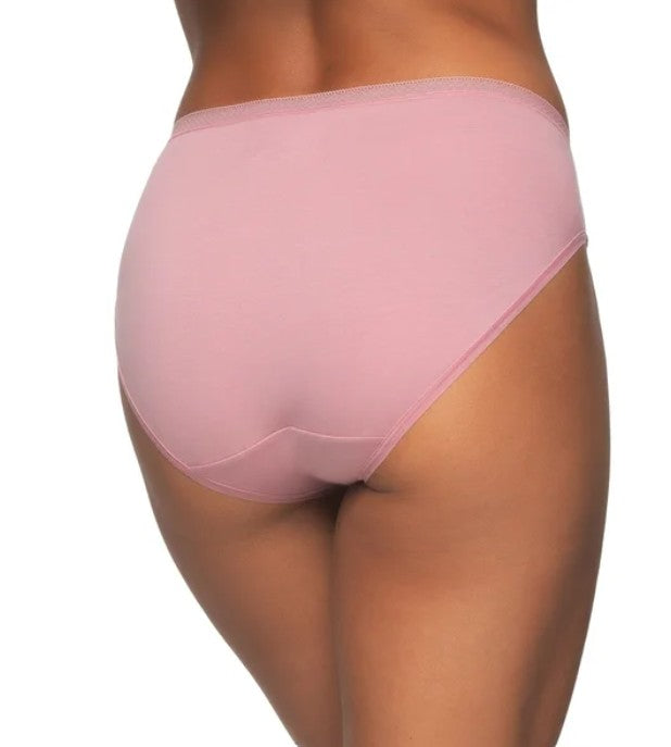 Felina 6-Pack Women's Size XL Hi-Cut with Lace Trim, Open Pack