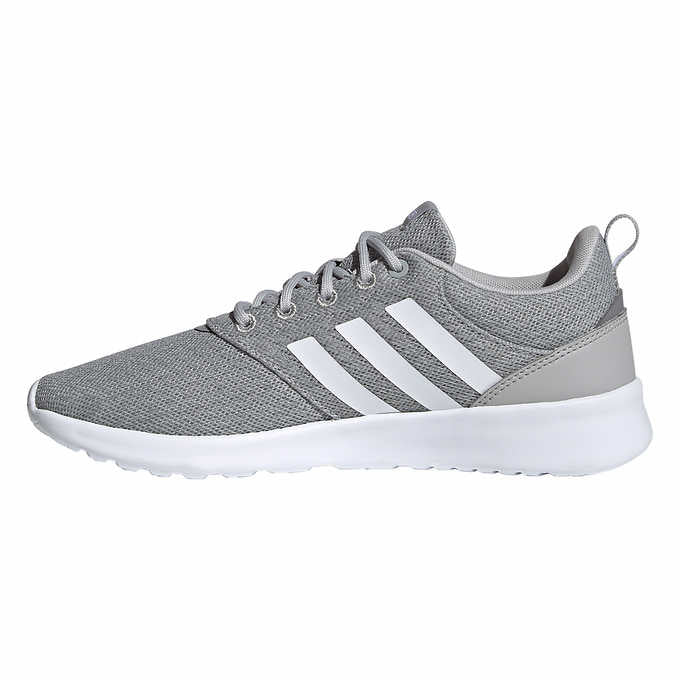 adidas Ladies' Size 7.5 QT Racer 2.0 Sneaker Running Shoes Gray, Customer Return